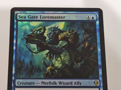 1x Foil - Sea Gate Loremaster - Zendikar - MTG - Magic the Gathering Ex-NM - Image 2