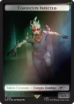Cordyceps Infected Token (2201) (Rainbow Foil) 2201 Secret Lair Drop Series N... - Image 1