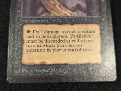 Pestilence - Beta - Common - LP - MTG - Magic the Gathering - Black - Enchant - Image 2
