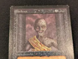 Pestilence - Beta - Common - LP - MTG - Magic the Gathering - Black - Enchant - Image 3