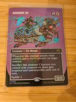 MTG Bulwark Ox (FOIL Borderless) 0333 Aetherdrift M/NM Free UK P&P - Image 1