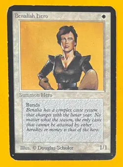 MTG BENALISH HERO Alpha (OldManMTG 008-217) - Image 1