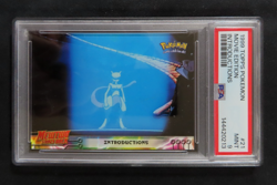 Mewtwo 1999 Topps Pokemon The Movie Edition INTRODUCTIONS "Blue Label" PSA 9 - Image 1