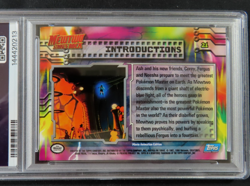 Mewtwo 1999 Topps Pokemon The Movie Edition INTRODUCTIONS "Blue Label" PSA 9 - Image 5