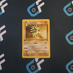 Sandslash 41/62 1st Edition Fossil Regular Pokemon TCG - Image 1