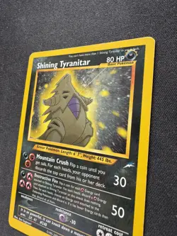 Shining Tyranitar - 113/105 - Pokemon Neo Destiny Holo Rare Card - Great Copy - Image 2