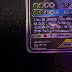 Pokemon TCG Celebi & Venusaur GX SM167 Sun & Moon Promo Tag Team Holo Ultra Rare - Image 2
