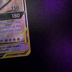 Pokemon TCG Celebi & Venusaur GX SM167 Sun & Moon Promo Tag Team Holo Ultra Rare - Image 3