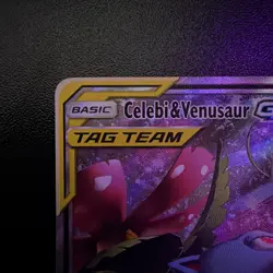 Pokemon TCG Celebi & Venusaur GX SM167 Sun & Moon Promo Tag Team Holo Ultra Rare - Image 5