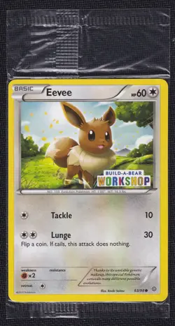 Pokemon Eevee 63/98 Build-A-Bear Workshop Stamped Promo Sealed - Image 1