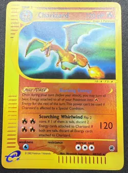 Pokemon Expedition Base Set Charizard 40/165 Non-Holo Rare E-Reader - Image 4