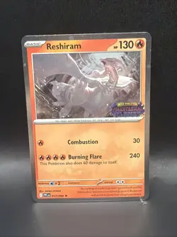 Reshiram - 017/094 Phantasmal Flames Stamped Promo Pokemon - Image 1