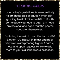 MTG Charcoal Diamond Mirage Two Magic The Gathering TCG Cards Shipping Included - Image 5