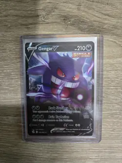Holo Foil Gengar V 156/264 Ultra Rare Pokemon SWSH08: Fusion Strike NM - Image 1