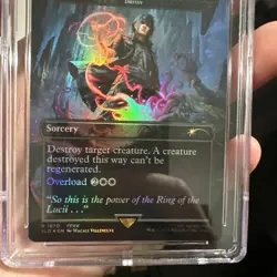 MTG Noctis's Death Magic Foil Secret Lair x Final Fantasy 1870 CGC Pristine 10 - Image 2