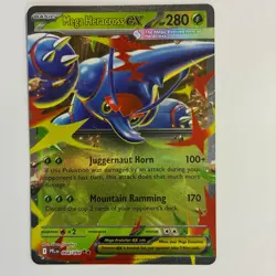Mega Heracross ex 004/094 Double Rare Phantasmal Flames Pokemon Near Mint - Image 1