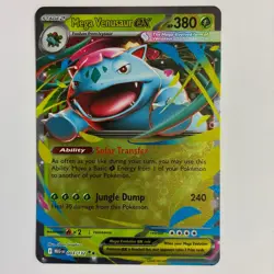 Mega Venusaur ex 003/132 Double Rare Mega Evolution Pokemon Near Mint - Image 1