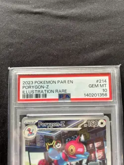 Pokemon Porygon-Z 214/182 SV04 Paradox Rift Illustration Rare Holo PSA 10 - Image 2