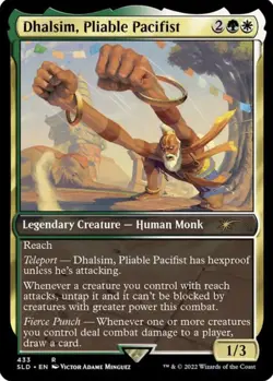 🧙Dhalsim, Pliable Pacifist R 433 Street Fighter Secret Lair MTG - Image 1