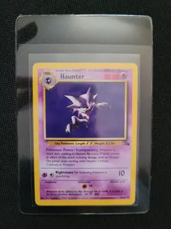 Pokemon Fossil Red Logo 3rd Print 1999 2000 Haunter 21/62 - Image 3