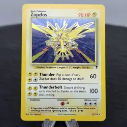 Zapdos 19/110 Legendary Collection Reverse Holo Rare WotC Pokemon 2002 - Image 1