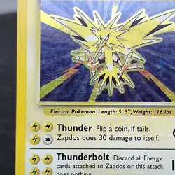 Zapdos 19/110 Legendary Collection Reverse Holo Rare WotC Pokemon 2002 - Image 2
