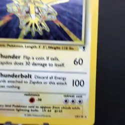 Zapdos 19/110 Legendary Collection Reverse Holo Rare WotC Pokemon 2002 - Image 4
