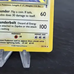 Zapdos 19/110 Legendary Collection Reverse Holo Rare WotC Pokemon 2002 - Image 5