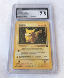 1999 Pokemon Black Star Promos Pikachu #1 CGC 7.5 - Image 3