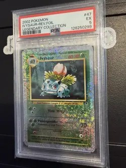 Pokemon Ivysaur Reverse Holo Legendary Collection 47/110 2002 PSA 5 - Image 1