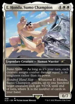 🧙E. Honda, Sumo Champion R 428 Street Fighter Secret Lair MTG - Image 1