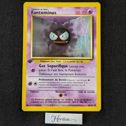 Carte Pokemon Fantominus 50/102 Edition 1 Set de Base wizards Francais VF - SDB - Image 1