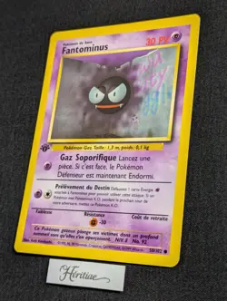 Carte Pokemon Fantominus 50/102 Edition 1 Set de Base wizards Francais VF - SDB - Image 2