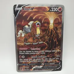 Pokemon TCG Crown Zenith Entei V GG36/GG70 Galarian Gallery Holo NM/M SPANISH - Image 1