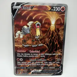 Pokemon TCG Crown Zenith Entei V GG36/GG70 Galarian Gallery Holo NM/M SPANISH - Image 4