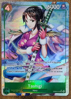 One Piece - Tashigi EB03-018 (SR) Alt Art Heroines Edition English - Image 1