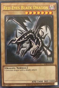 Red-Eyes Black Dragon - LOB-EN070 - Ultra Rare YuGiOh TCG Card - Image 1