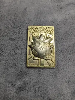1999 Pokemon Gold Plated Trading Card Togepi - Image 1