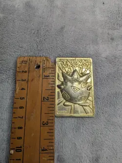 1999 Pokemon Gold Plated Trading Card Togepi - Image 2