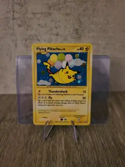 Flying Pikachu 113/111 Holo Pokemon Card Rising Rivals LP WOTC - Reserved - Image 1