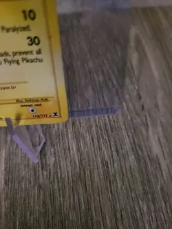 Flying Pikachu 113/111 Holo Pokemon Card Rising Rivals LP WOTC - Reserved - Image 5