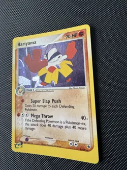 Pokemon Card - Hariyama Holo - 8/109 - EX Ruby & Sapphire - 2003 - Image 2