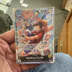 One Piece CCG Monkey.D.Luffy Leader Card OP15 5000 Power OP15-098 - Image 1