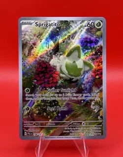 Sprigatito 196/193 (Full Art) Pokemon TCG- Paldea Evolved VLP - Image 1