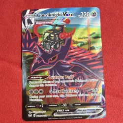 Pokemon Corviknight VMAX TG19/TG30 Silver Tempest Holo Full Art Ultra Rare - Image 2