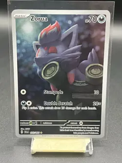 Zorua 075/064 Sv: Shrouded Fable Holo Pokemon Illustration Rare - Image 3