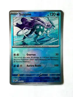 Pokemon TCG Suicune 024/131 Poke Ball Pattern Reverse Holo Prismatic Evo NM - Image 3