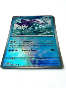 Pokemon TCG Suicune 024/131 Poke Ball Pattern Reverse Holo Prismatic Evo NM - Image 4
