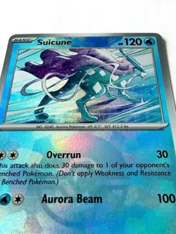 Pokemon TCG Suicune 024/131 Poke Ball Pattern Reverse Holo Prismatic Evo NM - Image 5