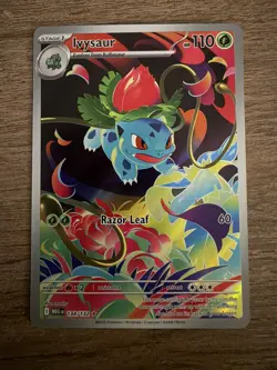 Ivysaur Pokemon Mega Evolution 134/132 Illustration Rare Near Mint - Image 1